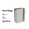 Brushed Nickel Rotatable 360 Degree Glass Door Pivot Hinges 2 Brushed Nickel Rotatable 360 Degree Glass Door Pivot Hinges