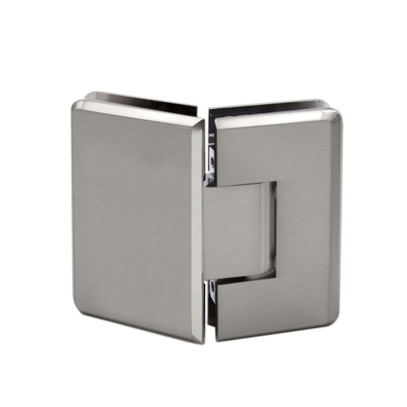 Brushed Nickel Solid Brass Bathroom Hinge Shower Door Hardwares
