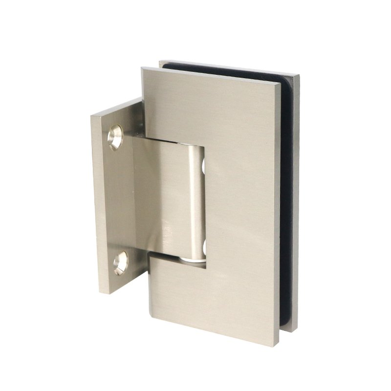 Brushed Nickel Solid Brass Shower Hinge Glass Door Hardwares