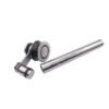 Buffering Function 180 Degree Tempered Glass Shower Sliding Door Hardware Factory
