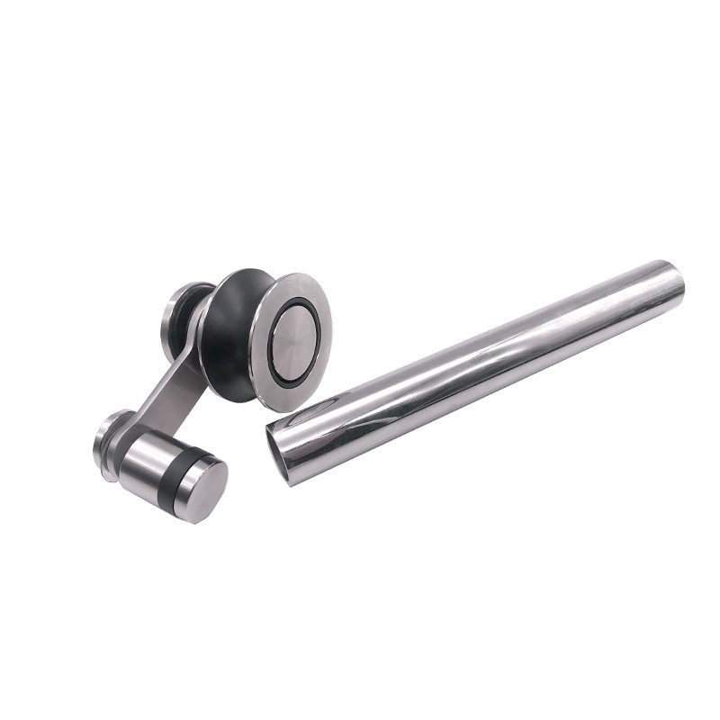 Buffering Function 180 Degree Tempered Glass Shower Sliding Door Hardware Factory