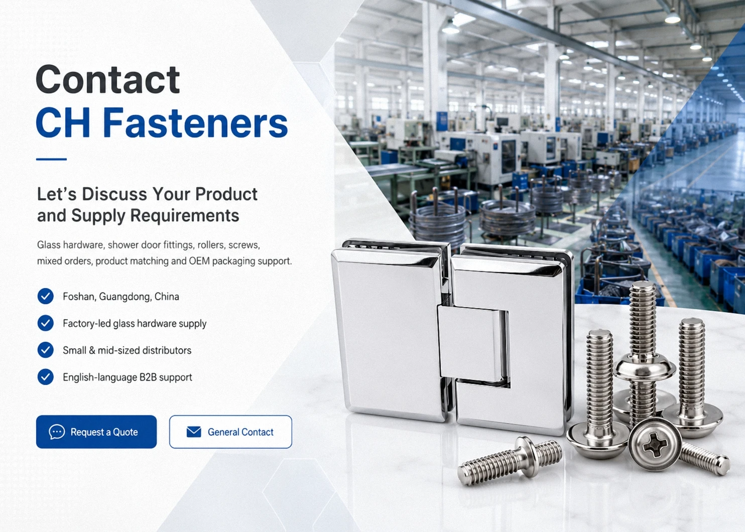 Foshan Anlan Hardware Factory manufacturing and quality control