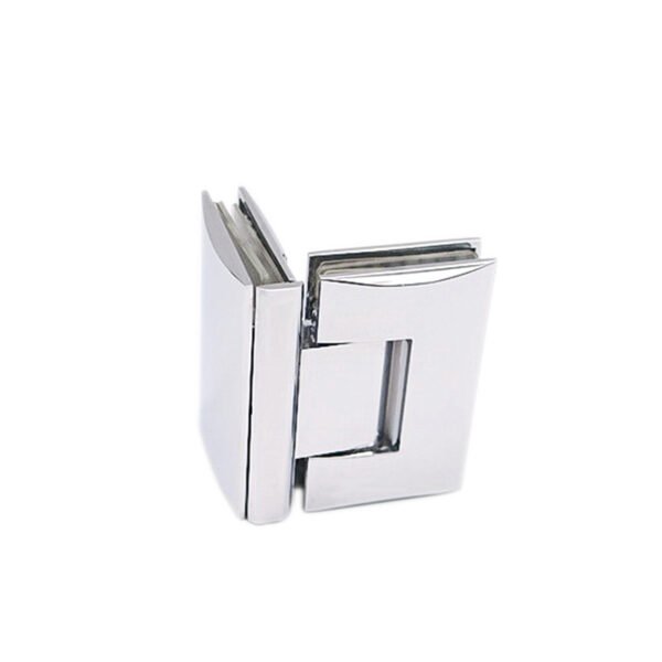 Cost-Effective Price Full Back Plate 90 Degree Glass To Glass Brass Door Hinge