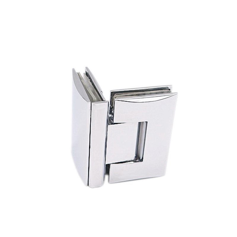Cost-Effective Price Full Back Plate 90 Degree Glass To Glass Brass Door Hinge