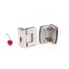 Curved 90 Degree Glass To Glass Ss304 Glass Hinge Shower Door Hardware