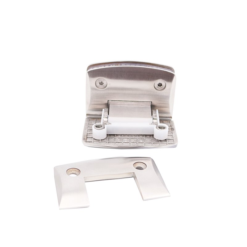 Curved 90 Degree Glass To Glass Ss304 Glass Hinge Shower Door Hardware