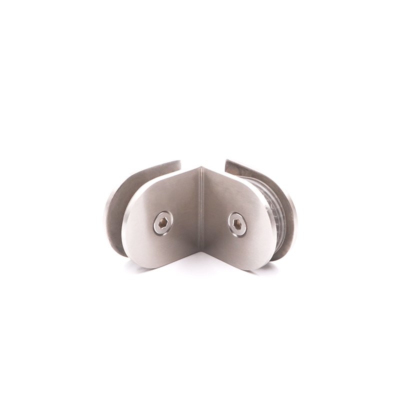 Curved 90 Degree Ss Glass Clamp Shower Glass Door Hardware Fittings