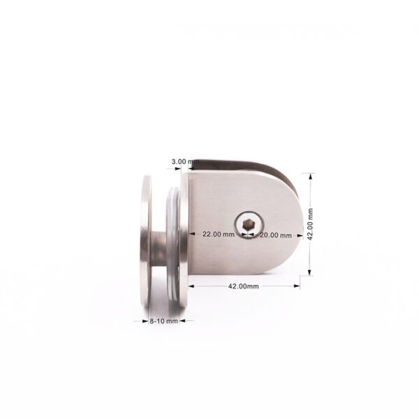 Curved 90 Degree Ss Glass Clamp Shower Glass Door Hardware Fittings
