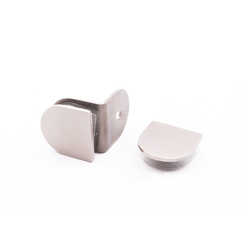Curved 90 Degree Ss Glass Clamp Shower Glass Door Hardware Fittings