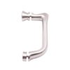 Custom Fit Irregular Tempered Glass Pull Handle For Shower Door