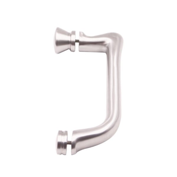 Custom Fit Irregular Tempered Glass Pull Handle For Shower Door 1 Custom Fit Irregular Tempered Glass Pull Handle For Shower Door
