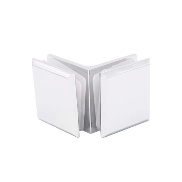 Customization 90 Degree Brass Glass Door Clamp Glass Shower Hardware Suppliers
