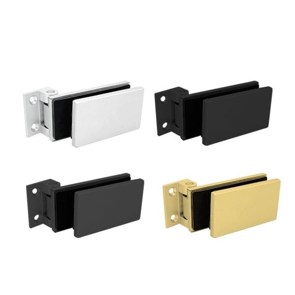Customization Aluminum Door Shower Screen Hinges Wall To Glass Pivot Shower Hinge