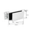 Customization Aluminum Door Shower Screen Hinges Wall To Glass Pivot Shower Hinge