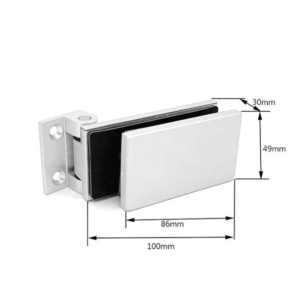 Customization Aluminum Door Shower Screen Hinges Wall To Glass Pivot Shower Hinge