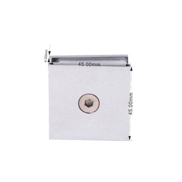 Customization Glass Fittings 0 Degree Brass Glass Clamp Brass Glass Clips