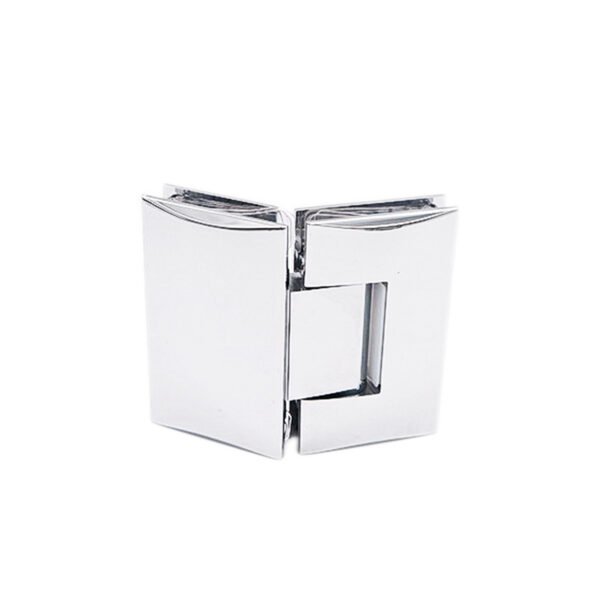 Customization Square Curved 135 Degree Glass To Glass Brass Shower Door Hinge