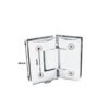 Customization Square Curved 135 Degree Glass To Glass Brass Shower Door Hinge