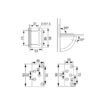 Ddp Shipping Polished Satin Wall Mount Brass Shower Hinge Offset Back Plate