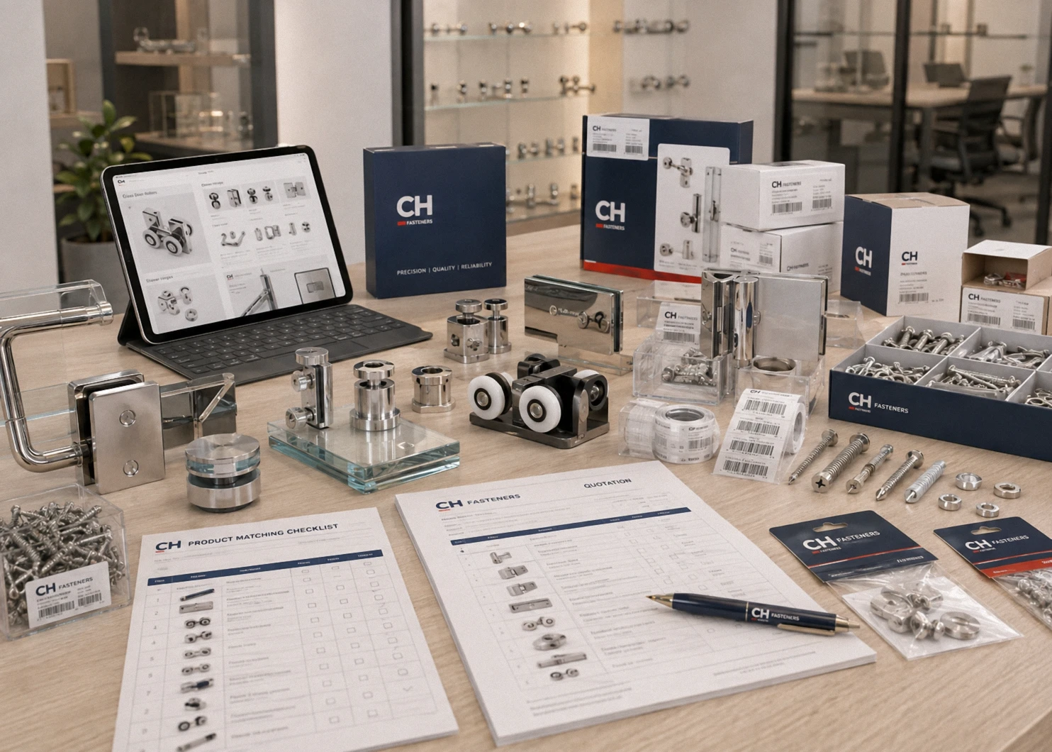 Sliding glass door hardware supplied for distributor product ranges
