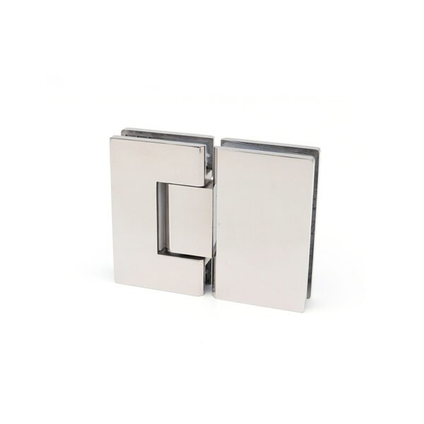 Double Axes 180 Degree Glass To Glass Stainless Steel Glass Pivot Hinge