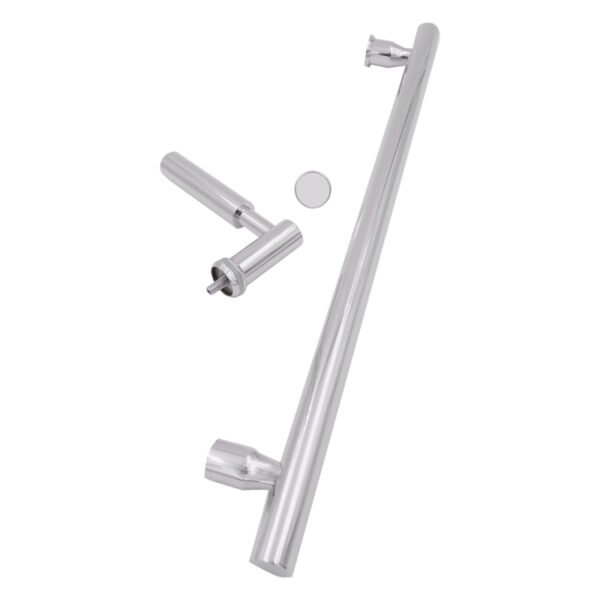 Factory Price Irregular Tubular Single-Sided Shower Glass Pull Handle