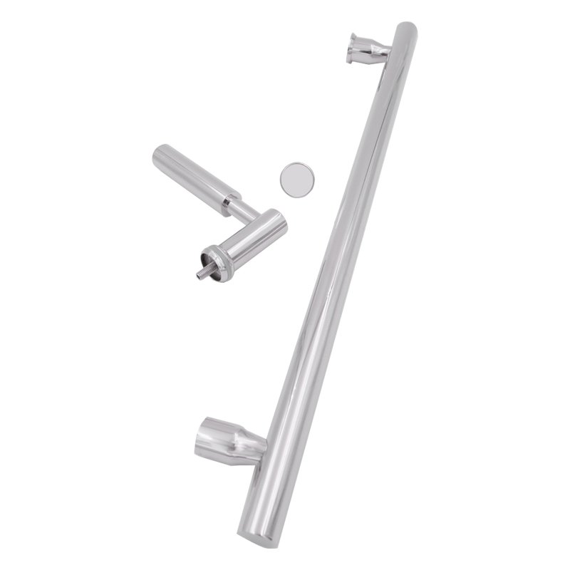 Factory Price Irregular Tubular Single-Sided Shower Glass Pull Handle