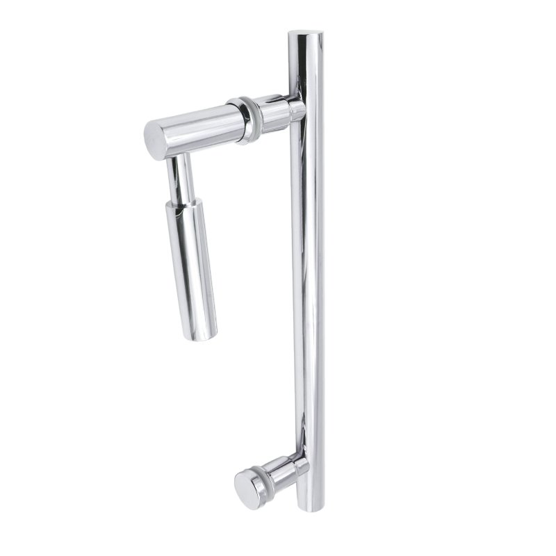 Factory Price Irregular Tubular Single-Sided Shower Glass Pull Handle