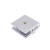 Factory Price Square Single Hole 0 Degree Solid Brass Wall Mount Glass Clamp