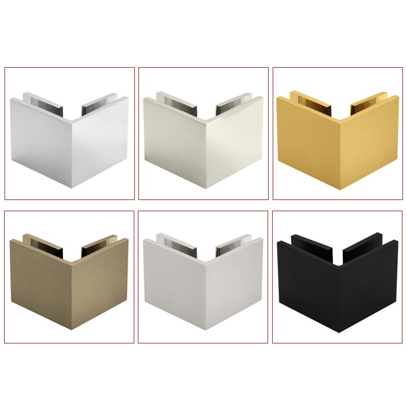 Fixed Clips Glass Door Clamps 3 Fixed Clips Glass Door Clamps
