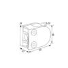 Frameless Glass Balcony Balustrade Railing Side Mounted Glass Spigot Glass Clamp