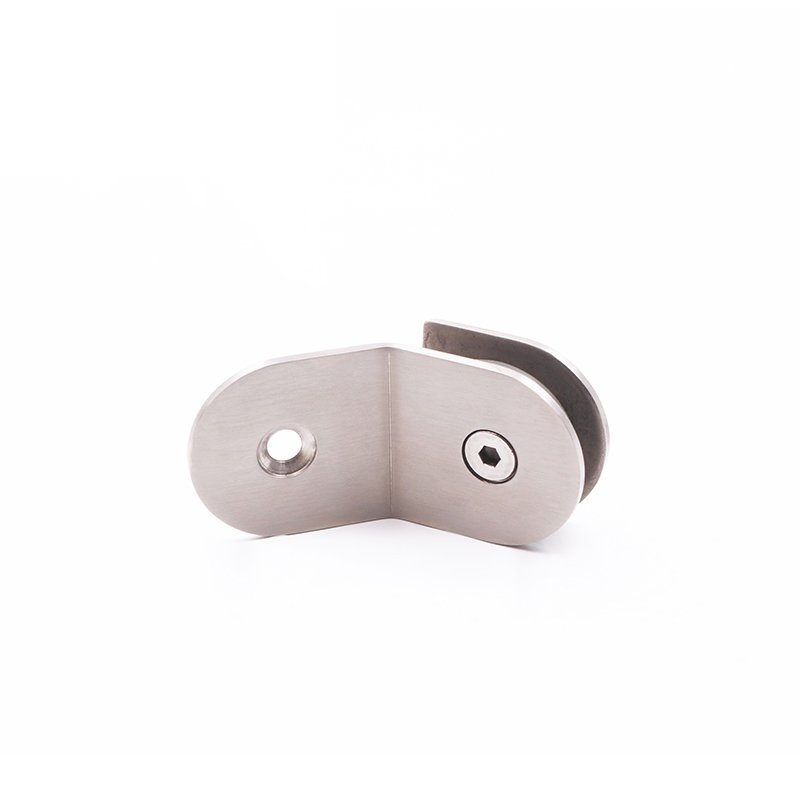 Glass Shower Door Hardware 135 Degree Stainless Steel Glass Clamp Clips