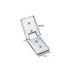 High Quality 135 Degree Glass To Glass Hydraulic Brass Shower Hinges
