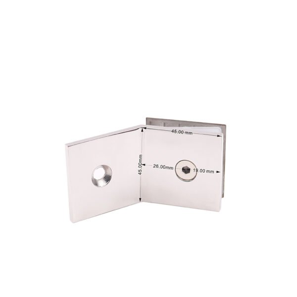 High Quality 135 Degree Stainless Steel Glass Clip Standoff Glass Clamp