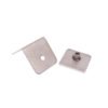 High Quality 90 Degree Stainless Steel Tempered Glass Clamp Glass Shelf Brackets