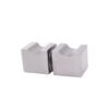High Quality Back To Back Fluted Glass Sliding Door Knob Handle