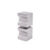 High Quality Back To Back Fluted Glass Sliding Door Knob Handle