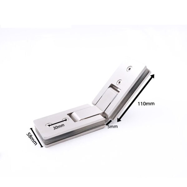 High Quality More Sku 135 Degree Glass To Glass Stainless Steel Chrome Glass Shower Hinge