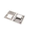 High Quality Square Adjustable 180 Degree Glass To Glass Stainless Steel Hinge