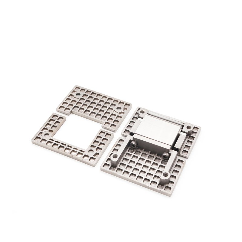 High Quality Square Adjustable 180 Degree Glass To Glass Stainless Steel Hinge