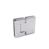 High Quality Square Bevel 180 Degree Glass To Glass Solid Brass Hinge