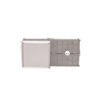 High Quality Square Beveled 180 Degree Ss304 Chrome Satin Glass Clamp Clips