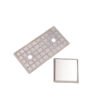 High Quality Square Beveled 180 Degree Ss304 Chrome Satin Glass Clamp Clips
