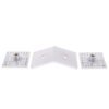 High Quality Square Beveled Glass To Glass Brass Glass Clamp Glass Clips