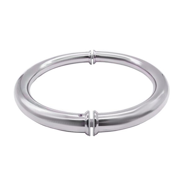 High Quality Tubular Back To Back Circular Tempered Glass Door Pull Handle