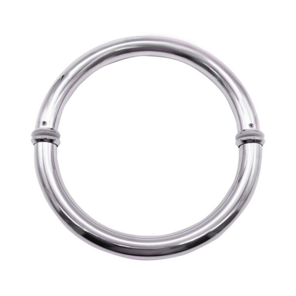 High Quality Tubular Back To Back Circular Tempered Glass Door Pull Handle