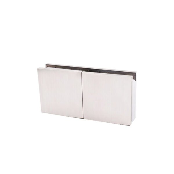Innovation Capacity Square 180 Degree Glass To Glass Stainless Steel Glass Clamp