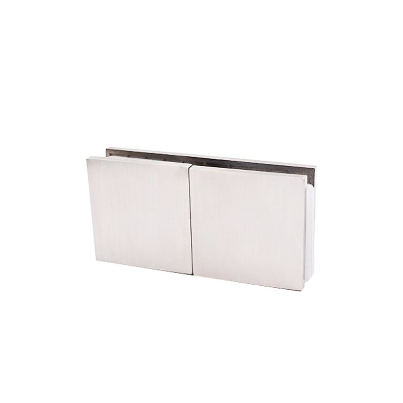 Innovation Capacity Square 180 Degree Glass To Glass Stainless Steel Glass Clamp