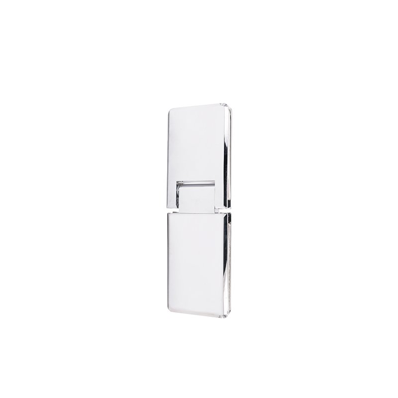 Long Beveled 180 Degree Glass To Glass Brass Glass Door Pivot Hinges