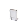 Long Beveled Chrome Plated Brass Glass Shower Door Hinge Offset Back Plate 1 Long Beveled Chrome Plated Brass Glass Shower Door Hinge Offset Back Plate